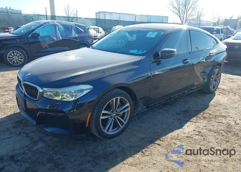 2019 BMW 640I Gran Turismo xDrive z USA, uszkodzony, nr VIN WBAJV6C50KBK08643